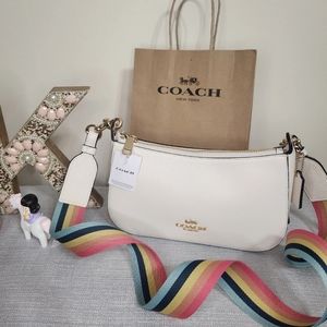 Authentic Coach Jes Baguette Crossbody Bag